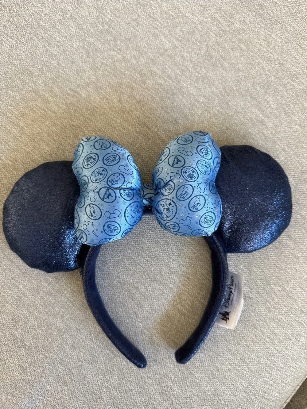 Minnie Ears Disney World Blue Sparkly - 2018